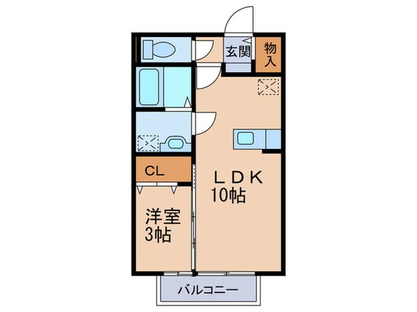 アンジュの物件間取画像